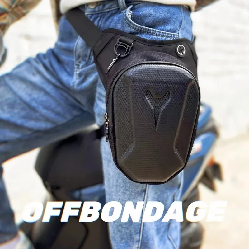 Tactical Leg Bag Men's Riding Motorcycle Motorcycle Multifunctional Waterproof Gaiters Cross body Storage Travel Hiking Cycling