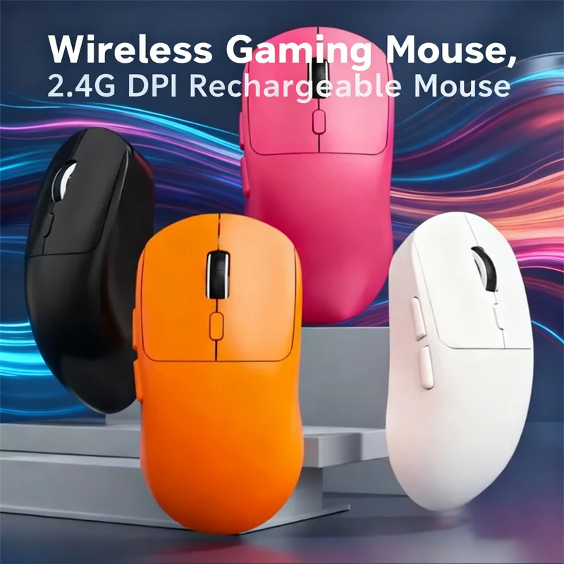 Wireless Gaming Mouse, 2.4G High-Performance with Adjustable DPI & Rechargeable Battery