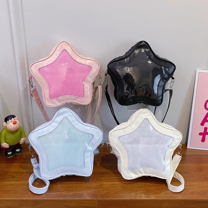 Japanese Style Minimalist Cute Aesthetic Shoulder Bag for Students Kawaii Crossbody Purse Street Fashion Ita Bags Handbags bolso