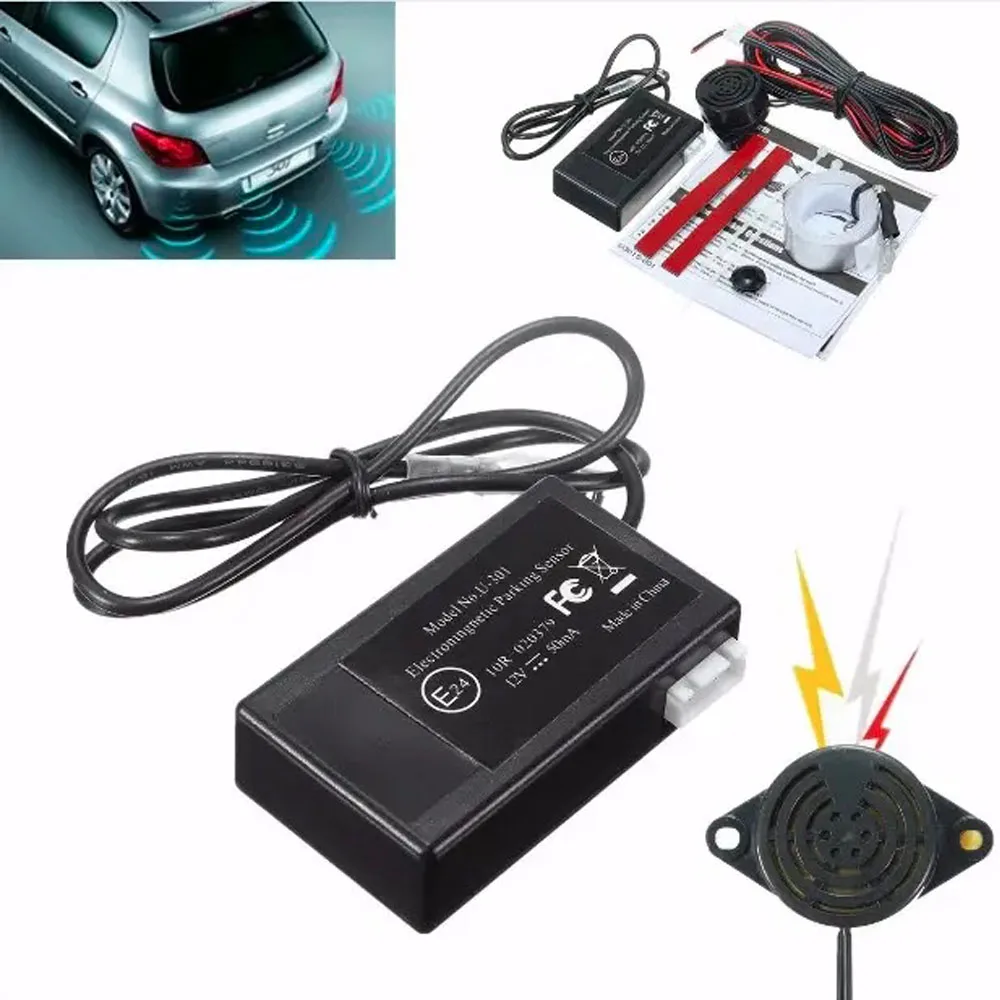 Car Electromagnetic Parking Sensor No Drill Hole Car Reverse Parking Radar Sensors Backup Radar System Easy Install