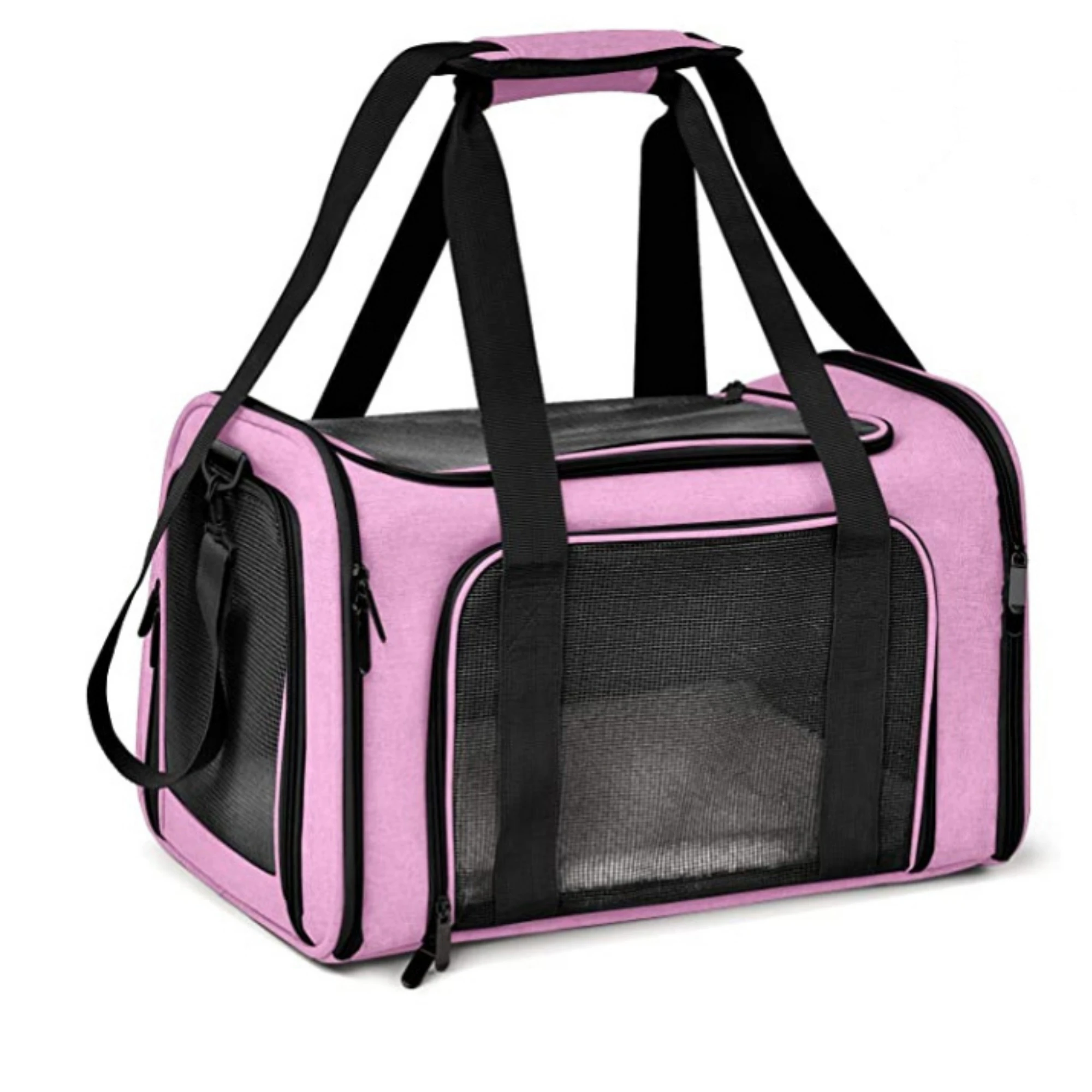 Cat, Dog Carrier for Small Medium Cats Puppies up to 15 Lbs, TSA Airline Approved Carrier Soft Sided, Collapsible Travel Puppy C