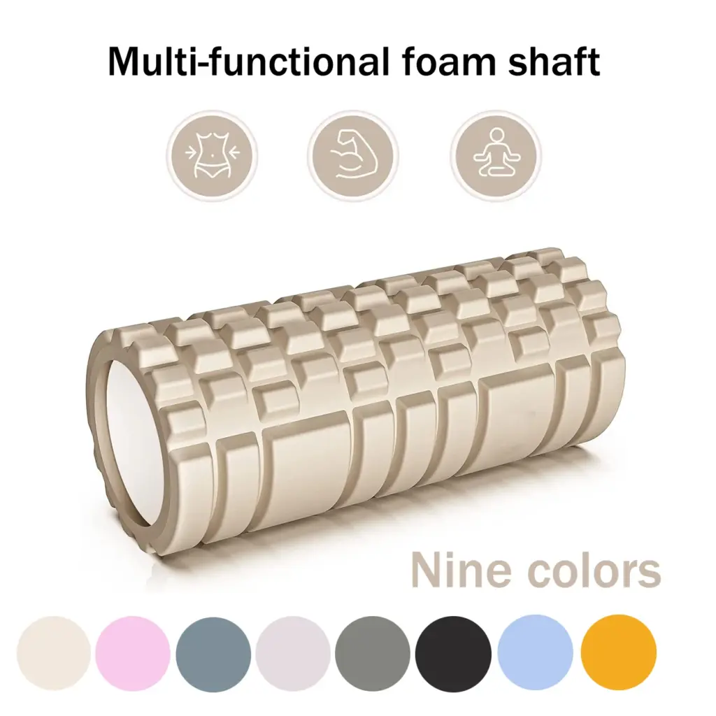 33*14cm Yoga Column Foam Axis Massage roller Muscle Back Muscle MassageThe grid Back training set shipping
