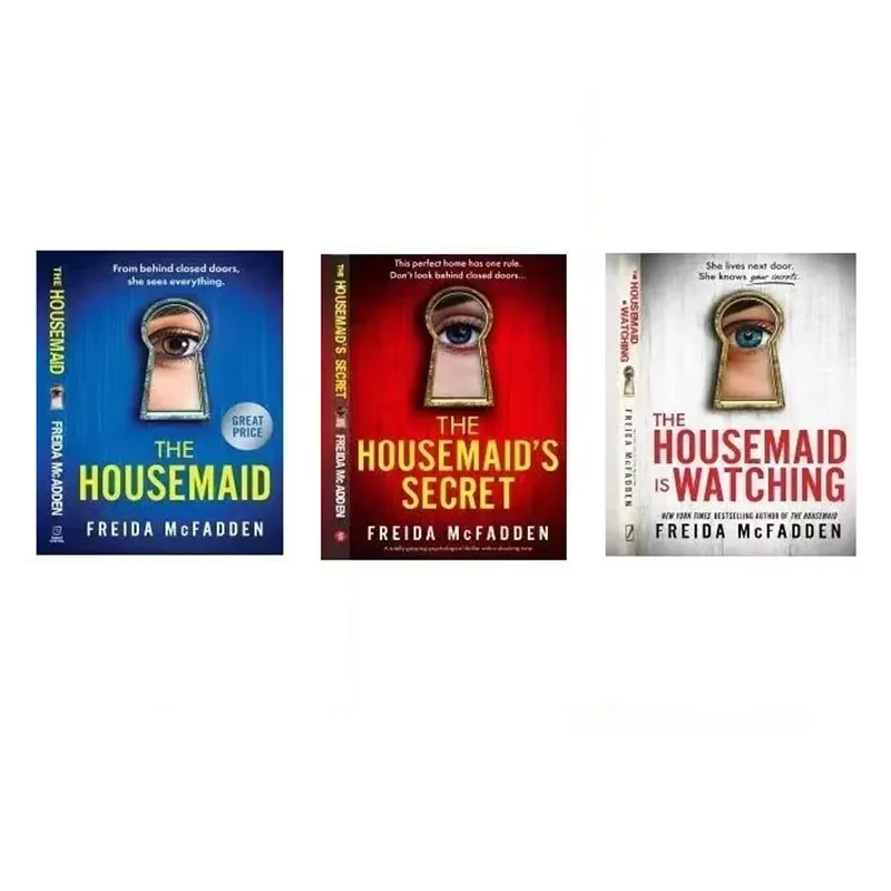 3 Books/Set The Housemaid Vol.1/2/3 in English Novel Books