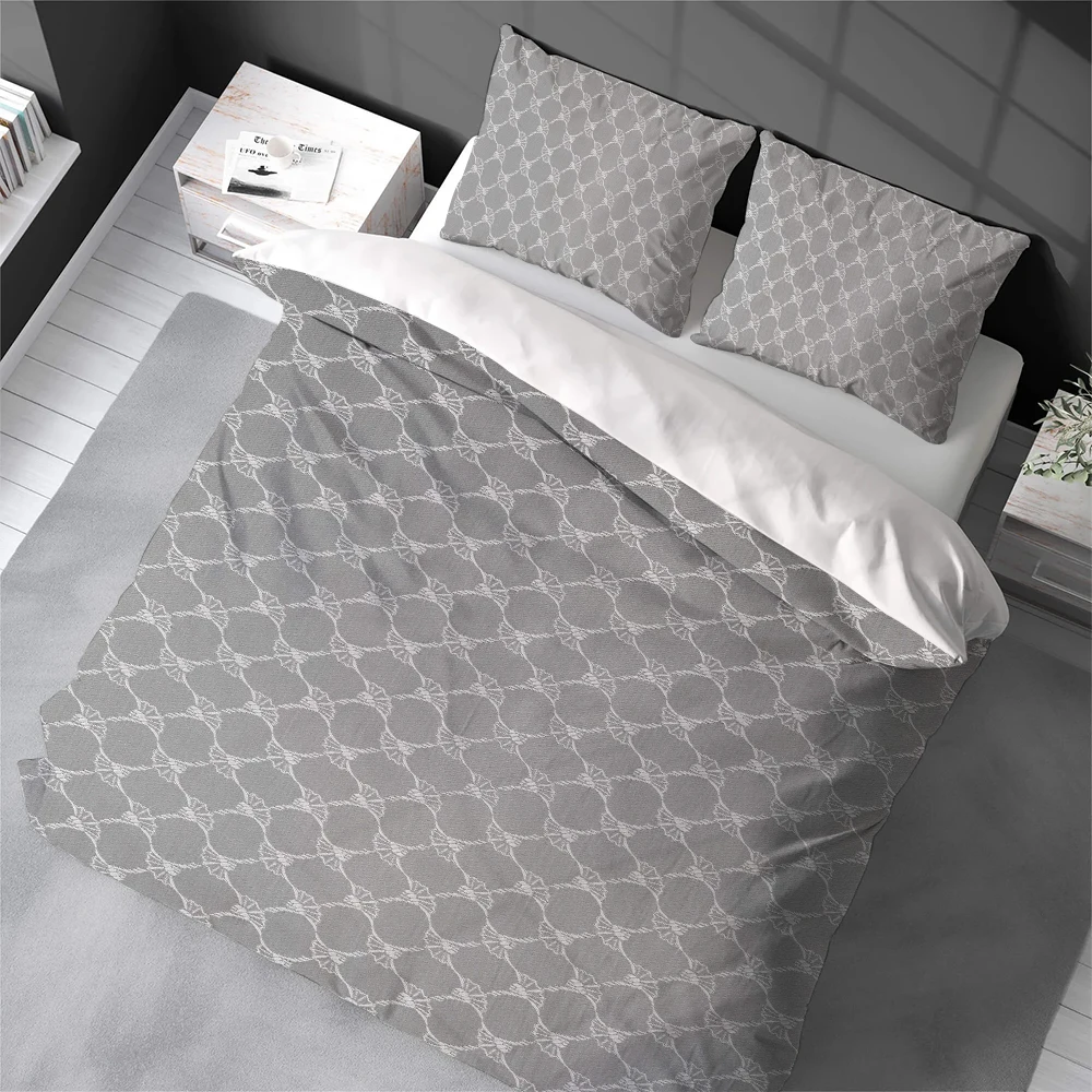 J-JoopES Fashion Duvet Cover Set Home Style Bedding Soft Laundry Cotton Bed 3 Piece Set Student Dormitory Gift