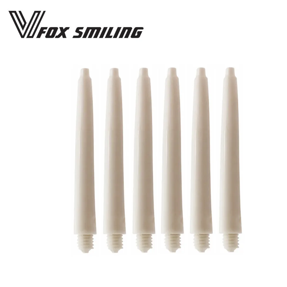 Fox Smiling 30pcs Darts Shafts Nylon 2BA 48mm Dart Shaft For Professional Darts Plastic Dart Shafts Accessories