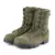 Green 3-hole combat boots