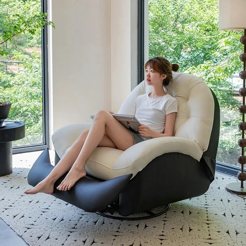 Multifunctional space lazy sofa cabin rocking chair home living room light luxury Nordic electric single recliner