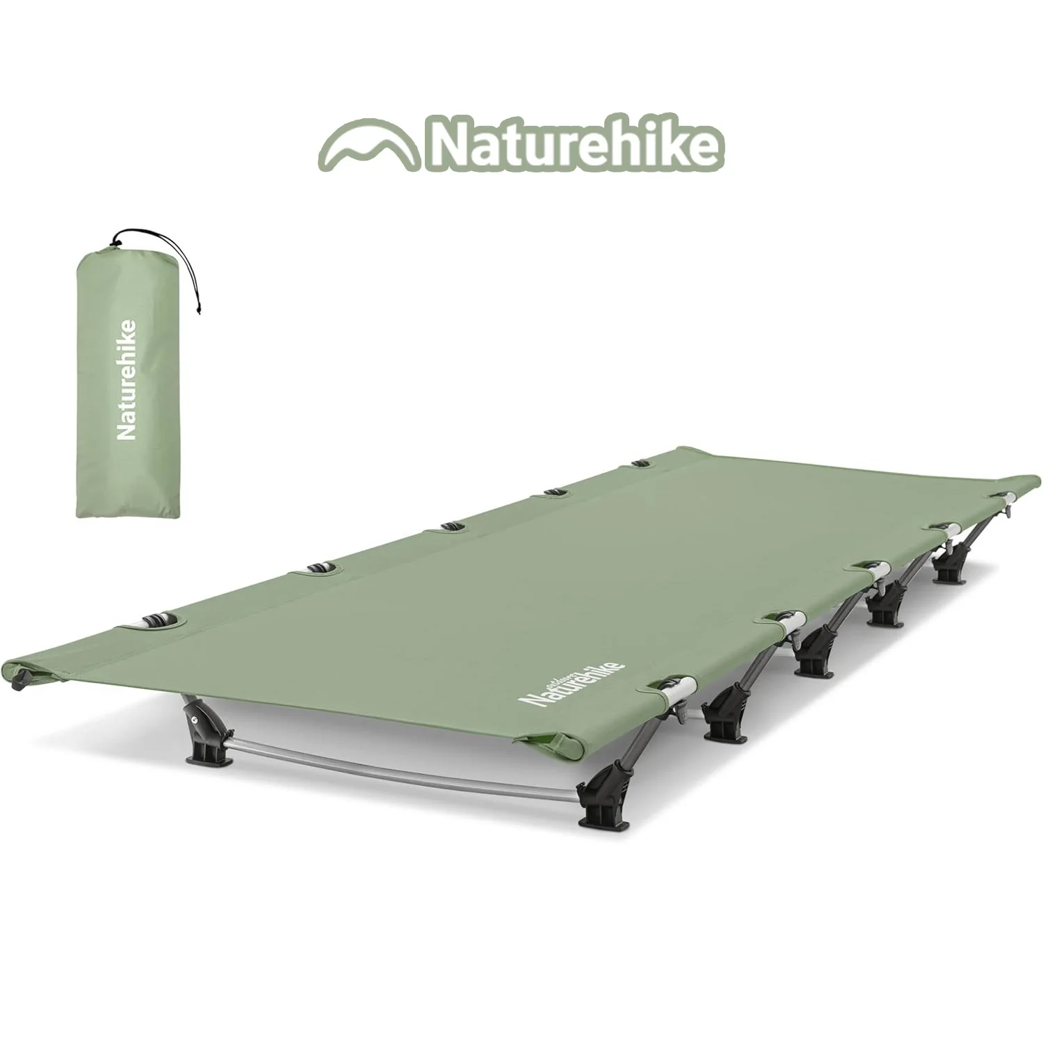 Naturehike GreenWild Camping Cot Ultralight Folding Backpacking Cot Portable Camping Bed for Adults for Camping Hiking Travel