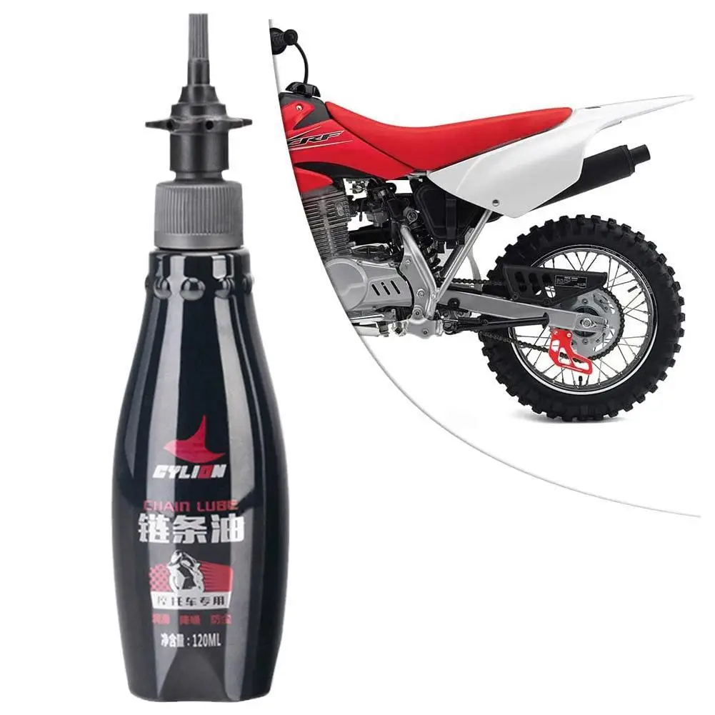 120ml Motorcycle Chain Oil Lubricating Oil Chain Wax Oil Prevention Reduction Maintenance Rust Electric Vehicle Seal