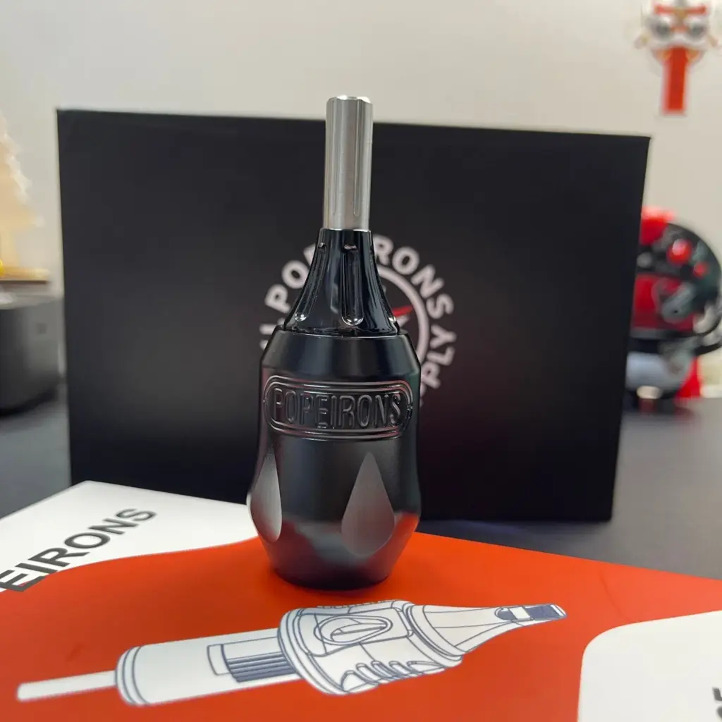 POPEIRONS cartridge needle adjustable needle tattoo handle motor handle 32mm aluminum alloy