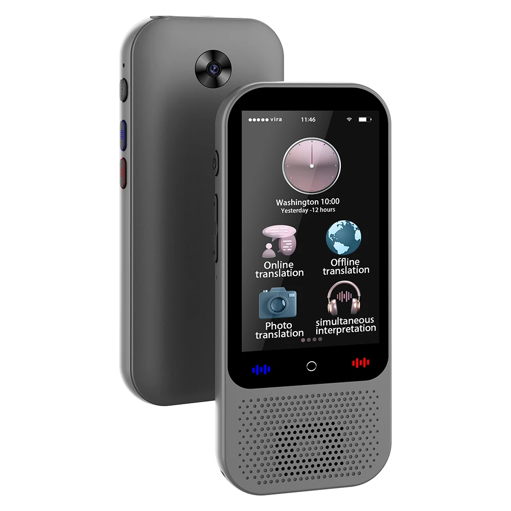 Portable Language Translator Device with 138 Languages Voice Translating 16 Offline Translation Simultaneous Interpretation