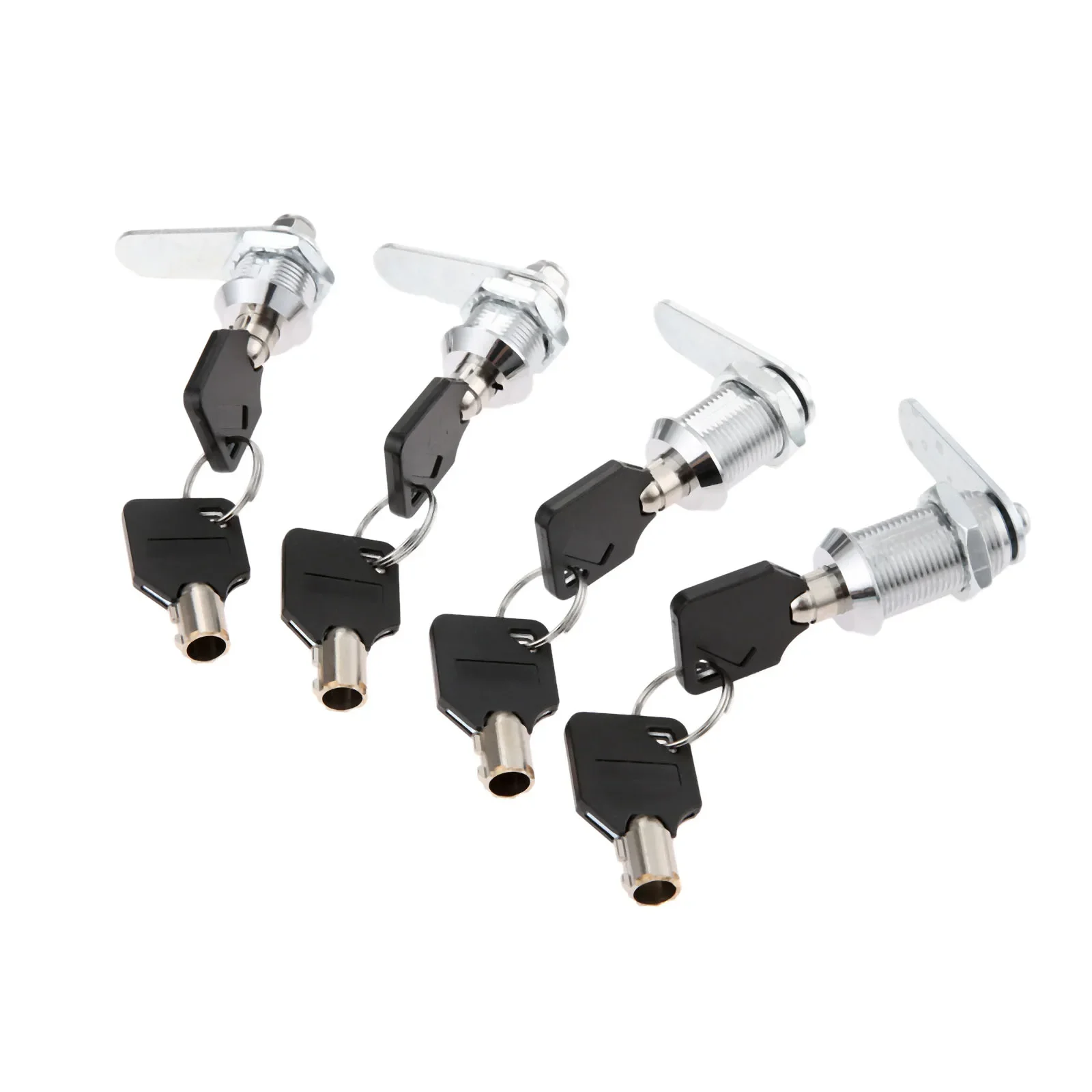 1Set Drawer Tubular Cam Lock For Door Mailbox Cupboard Cabinet +Locking Plate Furniture Hardware 16/20/25/30mm with Alike Keys