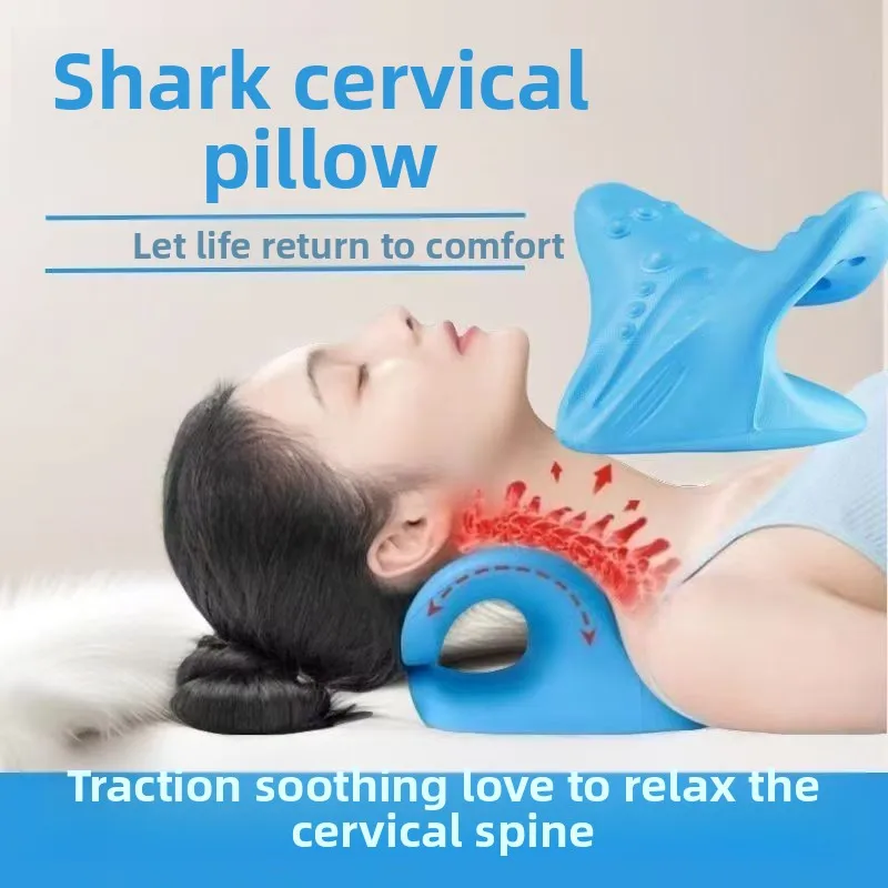 Cervical Spine Stretch Neck Shoulder Relaxer Cervical Muscle Relaxation Shoulder Massage Pillow Spine Correction Neck Massager