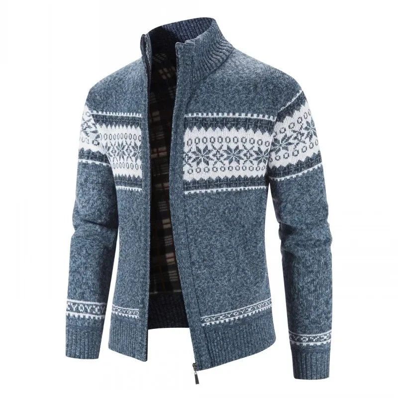 LEGIBLE 2025 Men's Sweaters Autumn Winter Wool Zipper Cardigan Sweaters Man Casual Knitwear Sweatercoat Male