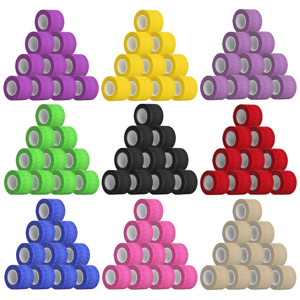 BIGWASP 3.8CM/1.52in Tattoo Grip Bandage Cover Wraps Tape Nonwoven Waterproof Self Adhesive Finger Protection Tattoo Accessories