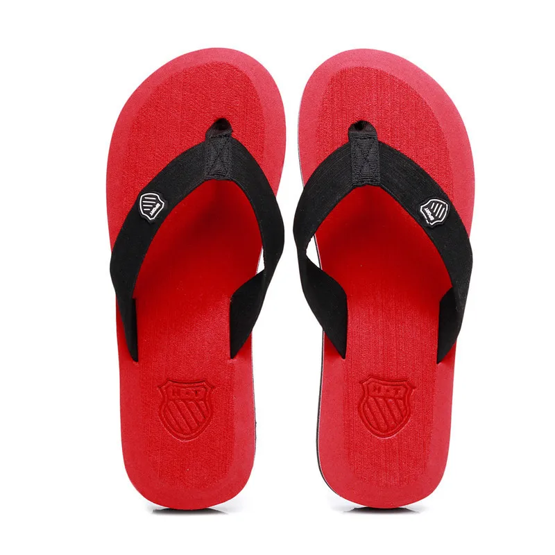 Casual Flip Flops For Men Slippers Beach Sandals Summer Non-Slip Flat Slides Men Slippers Indoor House Shoes Man Male Slipper
