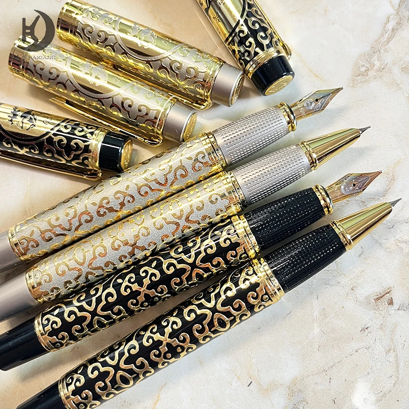 D 9605 & 9663 with 2color Luxury Business GiftElegant Horse and Bird Design Pen for Office and School Stationery