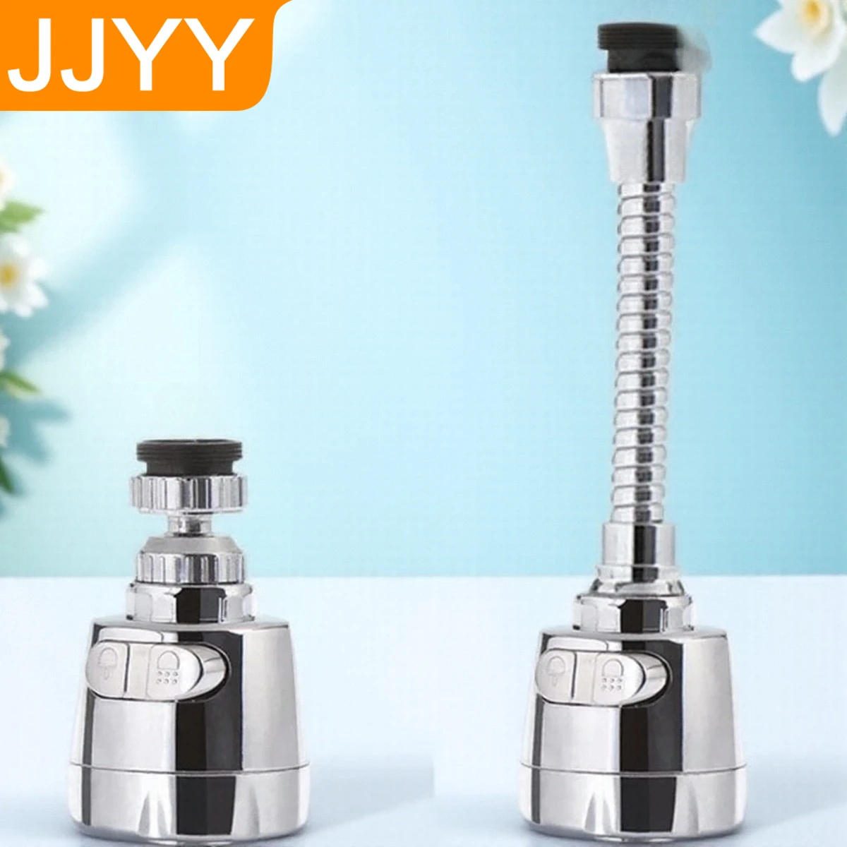 360 Degree Rotating Faucet Filter Head Anti-Splash Kitchen Faucet Water Economizer S/L Adjustable