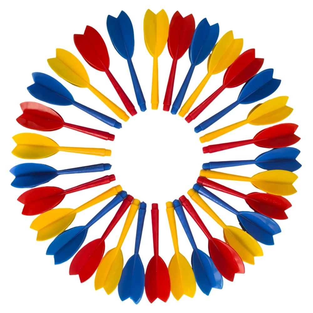 10/30Pcs Integral Dart Flights 6mm Screw Thread Tails Wings Dardos Darts Leaves Dart Shafts For Dartboard Games Accessories