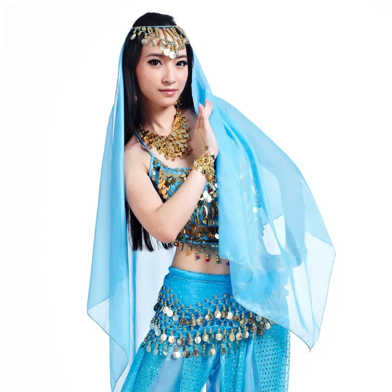 Belly Dance Headchain+Belly Dance Headscarf Wholesale Summer Season Hand Hook Headchain Belly Dance Head Accessories