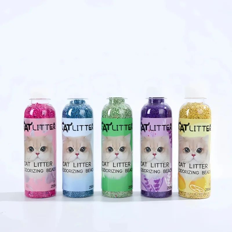 Cat Litter Deodorizing Beads Bottle - Odor Eliminator for Comfortable Home Smell Freshener for Cat Litter Box