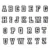 26pcs Letter