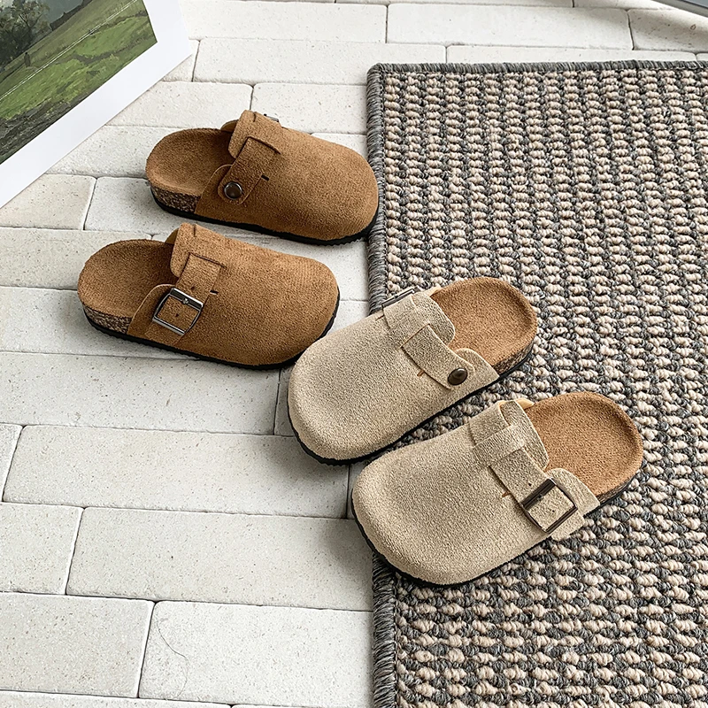 Children's Outdoor Slippers Casual Flat Shoes, Breathable Outdoor Shoes Suitable for Indoor and Outdoor Activities