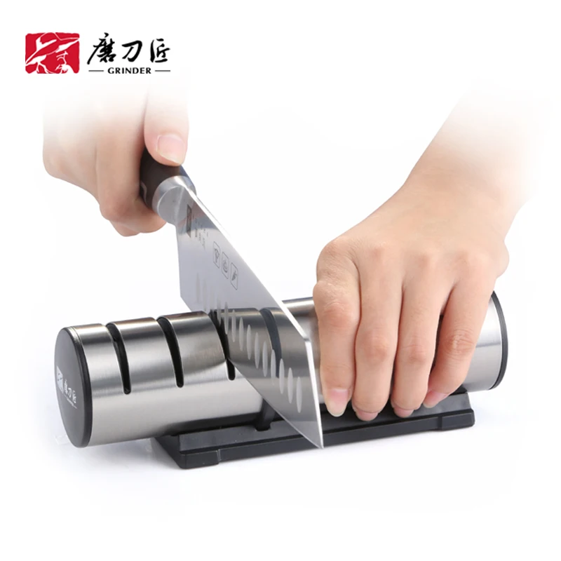 GRINDER Professional Household Knife Sharpener Ceramic Knife Sharpening Kitchen Knives Diamond Blades Machines TAIDEA