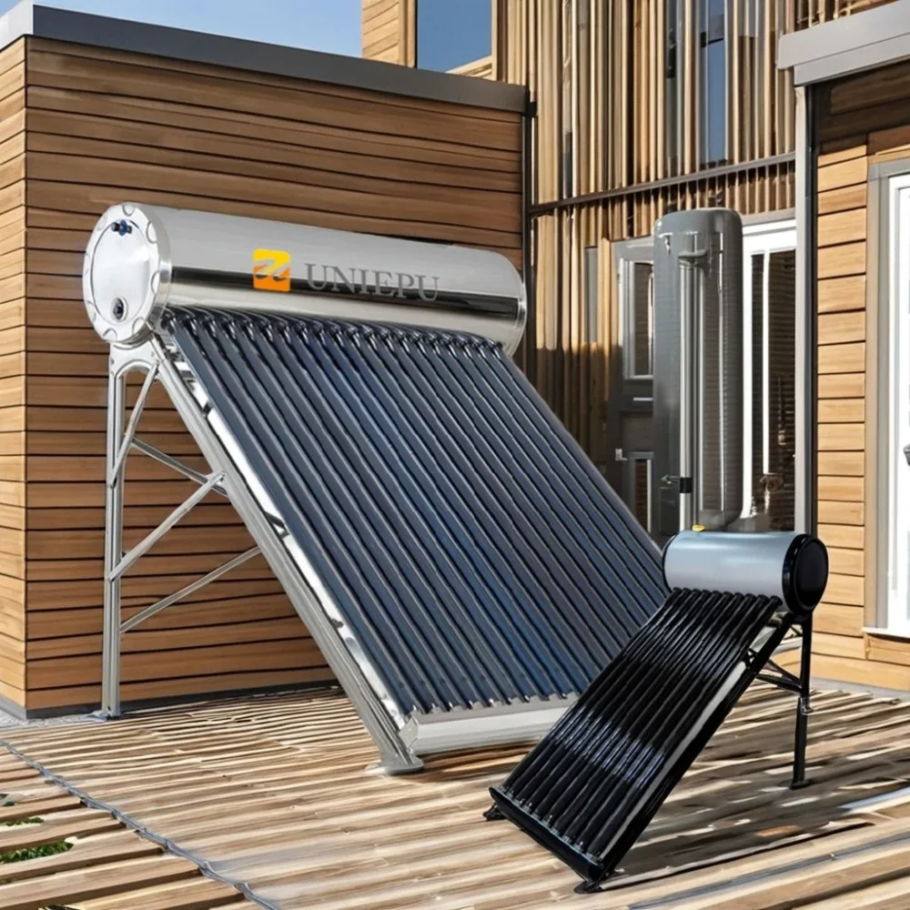 100L 120L 200L 300L Non-Pressurized Solar Geyser Solar Water Heater System for Home Commercial Hotel or Residential