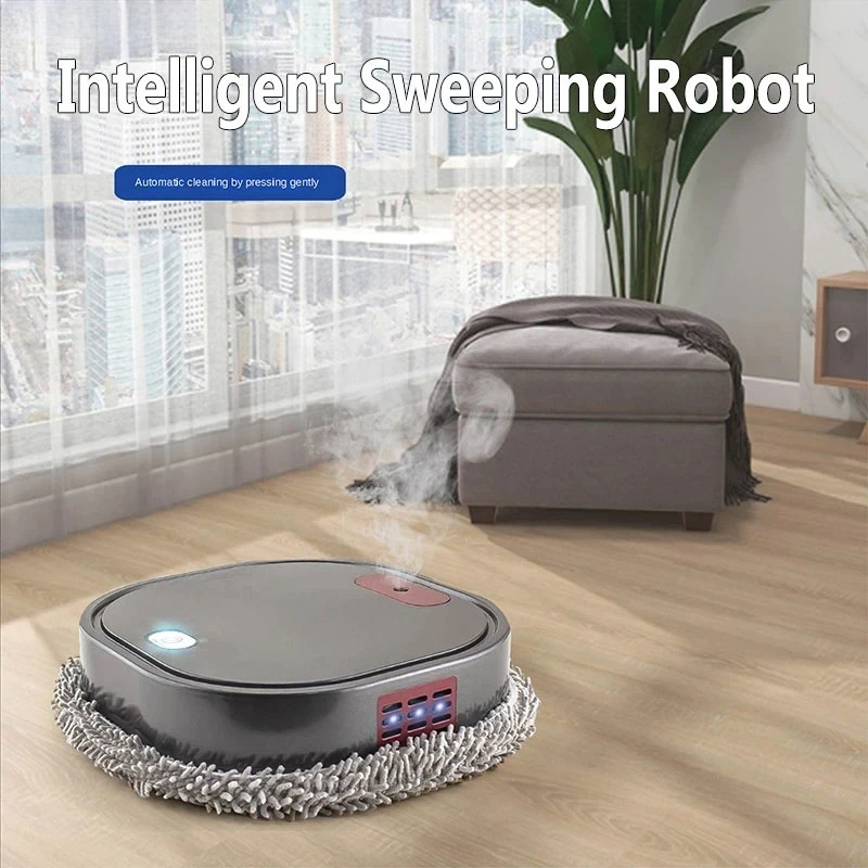 New intelligent floor mopping robot wet and dry rechargeable humidification spray floor cleaning and cleaning machine