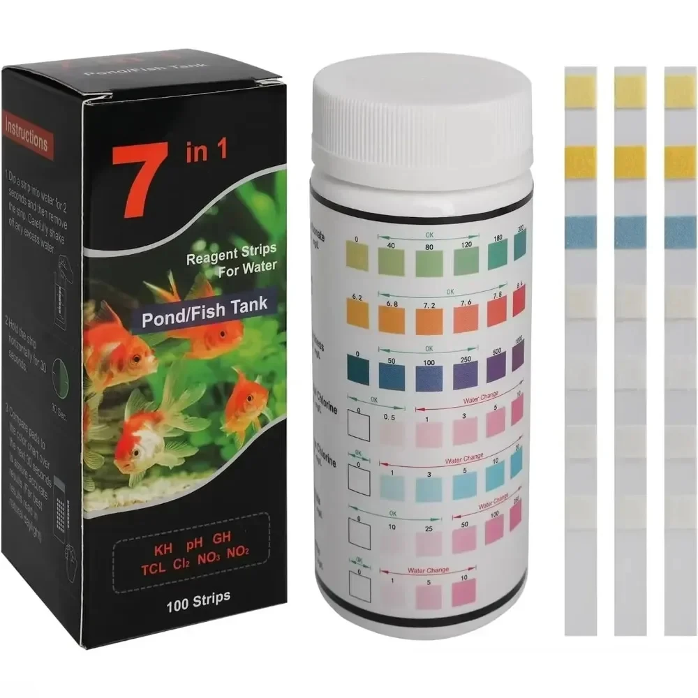 Aquarium Test Strip Freshwater Swimming Pool Aquarium Water pH Test Strips Water Quality Fish Tank Test Strip PH Quality Kit