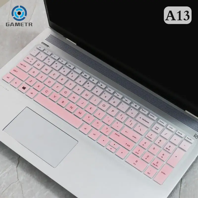 15.6 Inches Silicone Laptop Notebook Keyboard Cover Protector Film for HP Pavilion 250 G8 G7 G6 250 G7 255 G7 G6 256 G6 258 G7