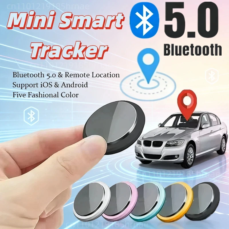Mini GPS Tracker Smart Anti-Lost Reminder For Car Pets Kids Bag Air Tag Bluetooth Finder Tracking Device Locator For IOS Android