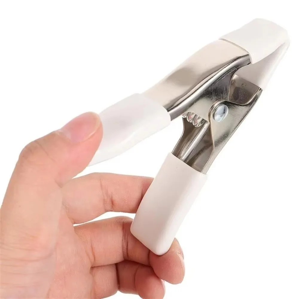 Portable Metal Wedding Dress Clip a-shaped 4/6inch Spring Clamps Non-Slip Rubber Multi-Purpose Heavy Duty Clamps Backdrop Setup