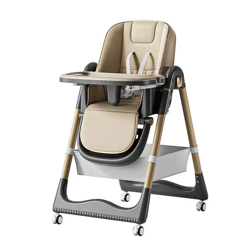 Household Baby Highchair Multifunctional Children's Dining Chair Baby Eating Foldable Seat