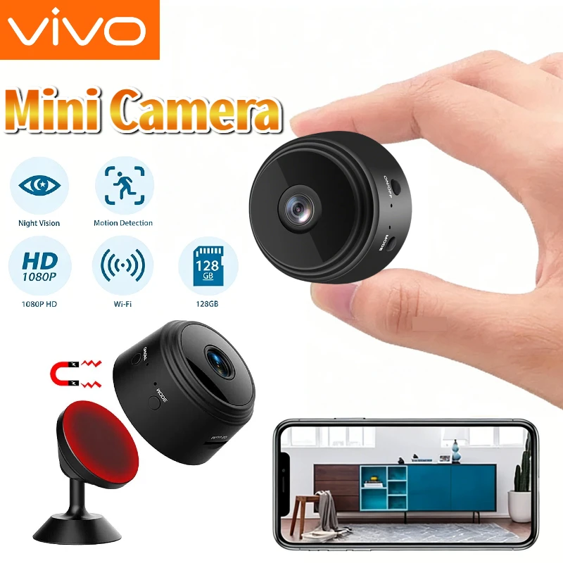 VIVO A9 Mini Camera WiFi Wireless Security Protection Remote Monitor Camcorder Video Surveillance Smart Home Mini HD Camera