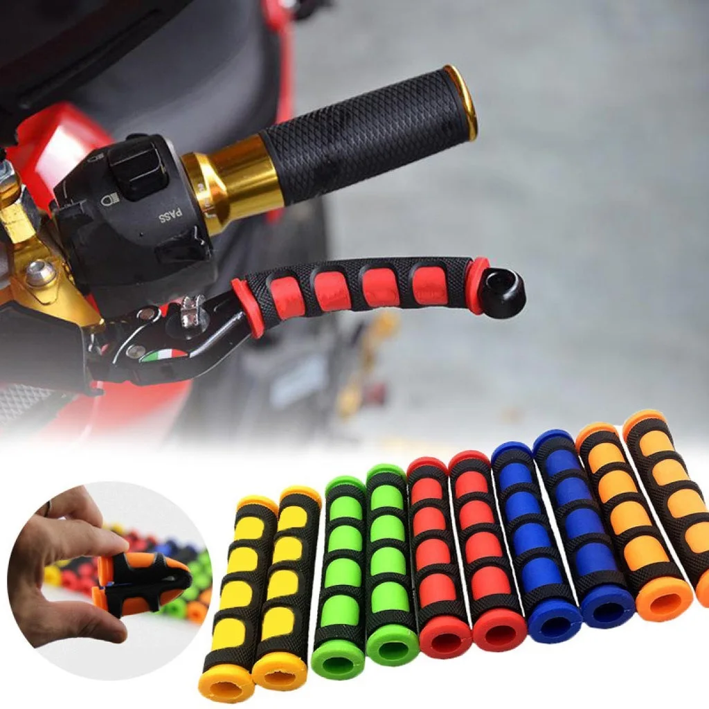 Universal Motorcycle Handlebar Brake Handle Soft Sleeve Anti-Slip Cover Bike Protective Clutch Lever Equipments Accessories