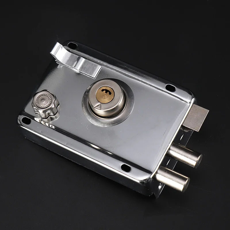 Smooth Lock Antique Household Front Door House Padlocks Locking Accessories Universal Heavy-Duty Gear With Key