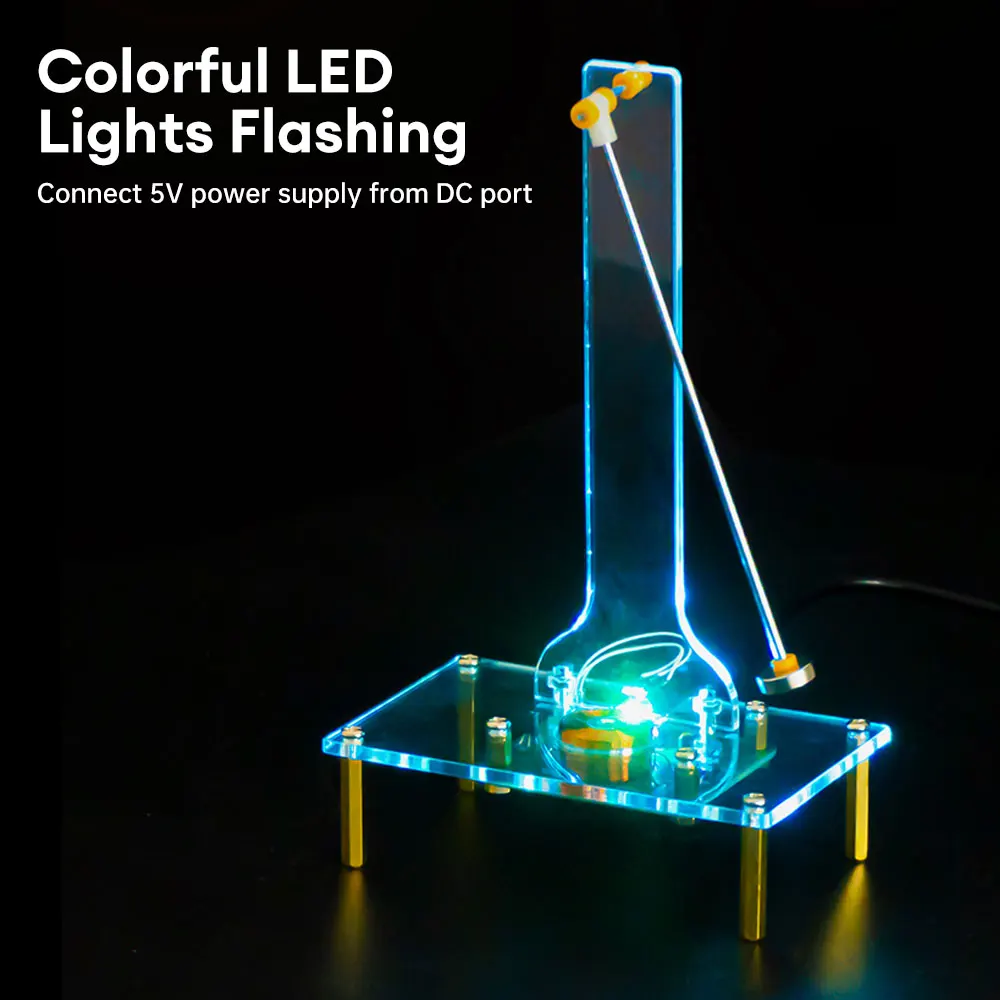 DIY Kits Electronic Swing Kit Electromagnetic Swing Induction Teaching and Practical Training Welding Exercise Parts