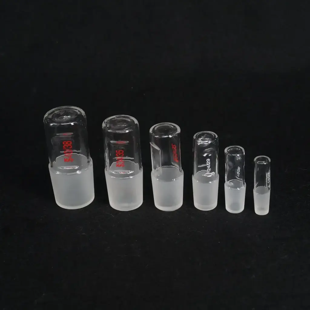 14/23 19/26 24/29 29/32 34/35 40# 50# Male Hollow Ground Glass Stopper Cap Joint Plug Lab