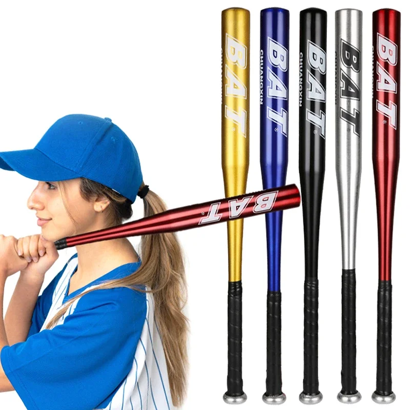 51cm Outdoor Sports Training Aluminum Alloy Thick Baseball Bat Youth Home Use Baseball Bat Defense Portable Self-defense