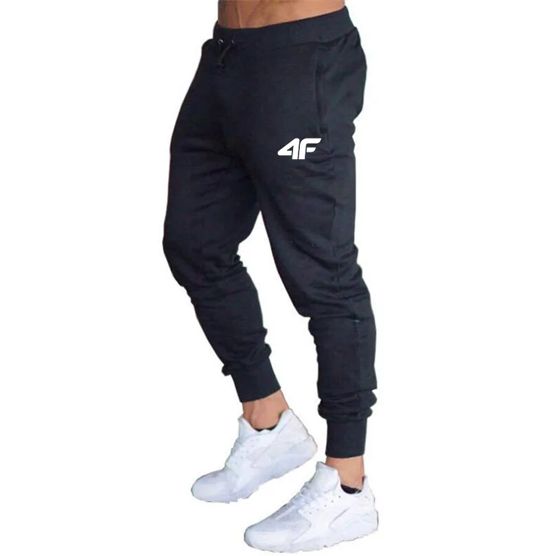 Casual Pants Men's Jogger Sweatpants Large Size Elastic Waist Sports Trousers Loose Fitness Clothes Spring Thin Section