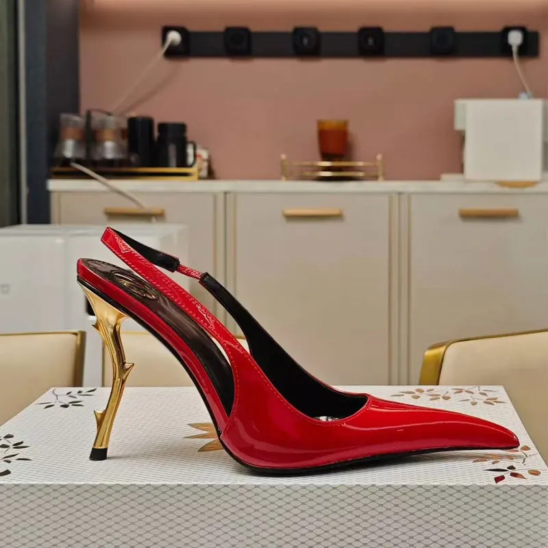 Summer high-heeled pointed women's sandals, European and American fashion runway parties, weddings, women's high heels