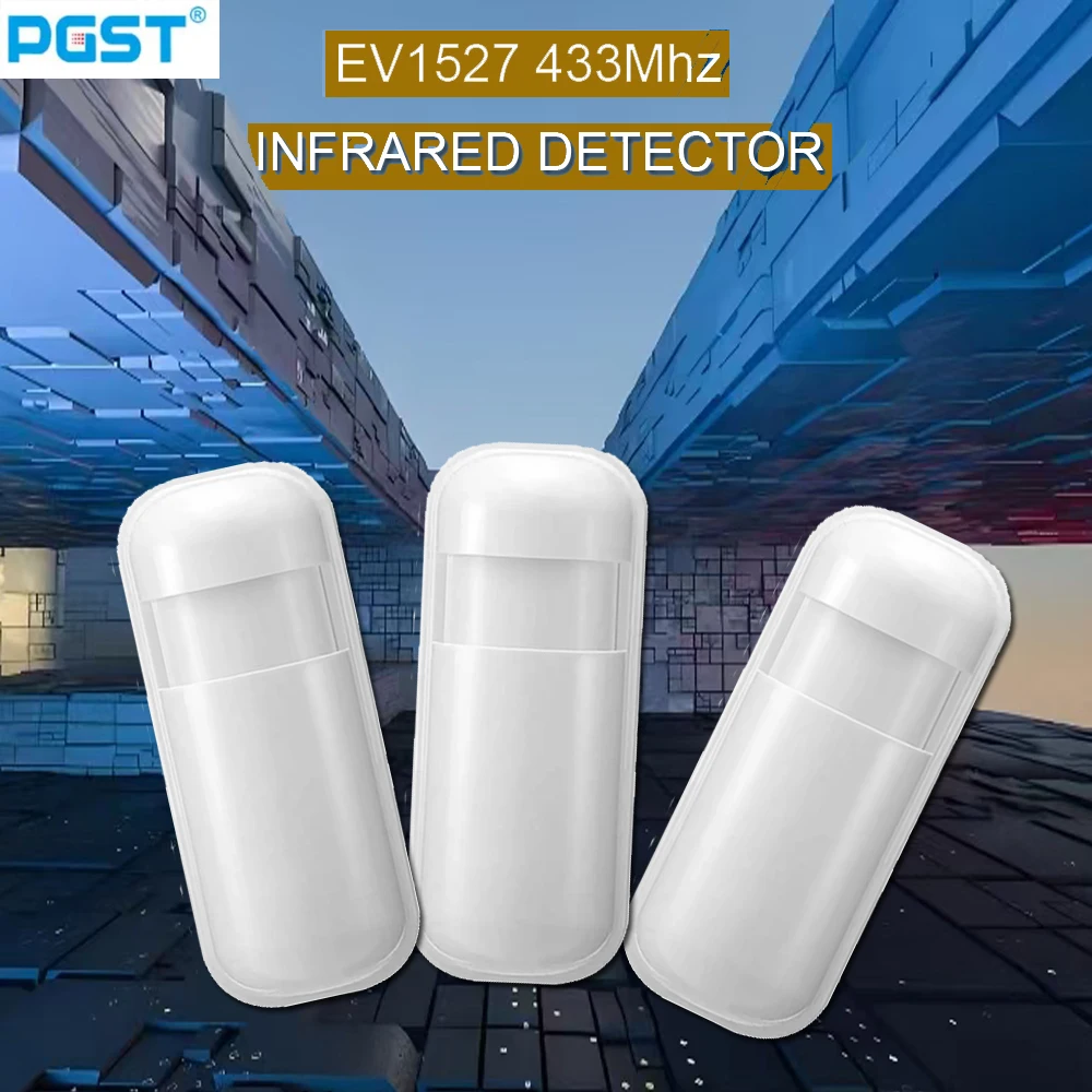 433MHz eV1527 Wireless PIR Infrared Motion Sensor for GSM WiFi Home Alarm System PIR Motion Sensor Detector