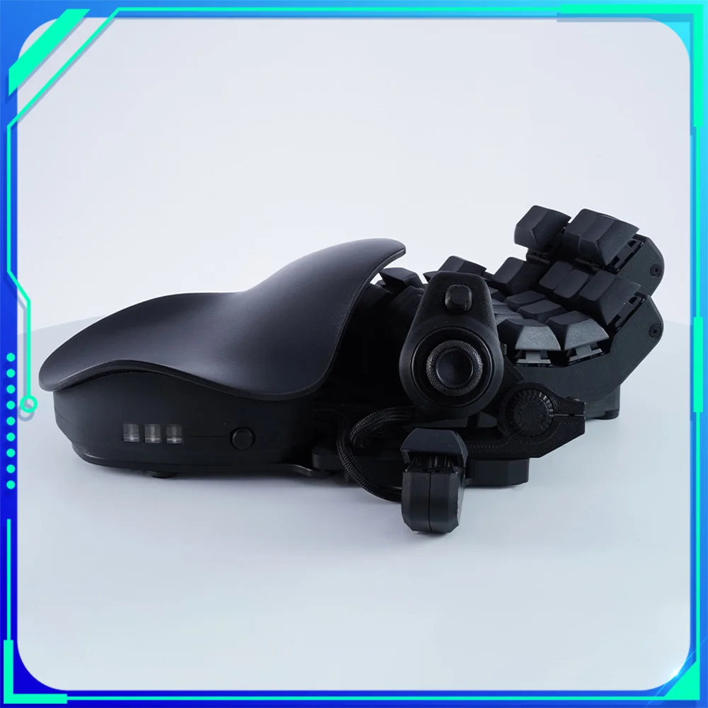 Qianren Left-Handed Gaming Keyboard Wired One-Handed WASD Joystick Ergonomics Keyboard Gaming Office Mechanical Keyboards