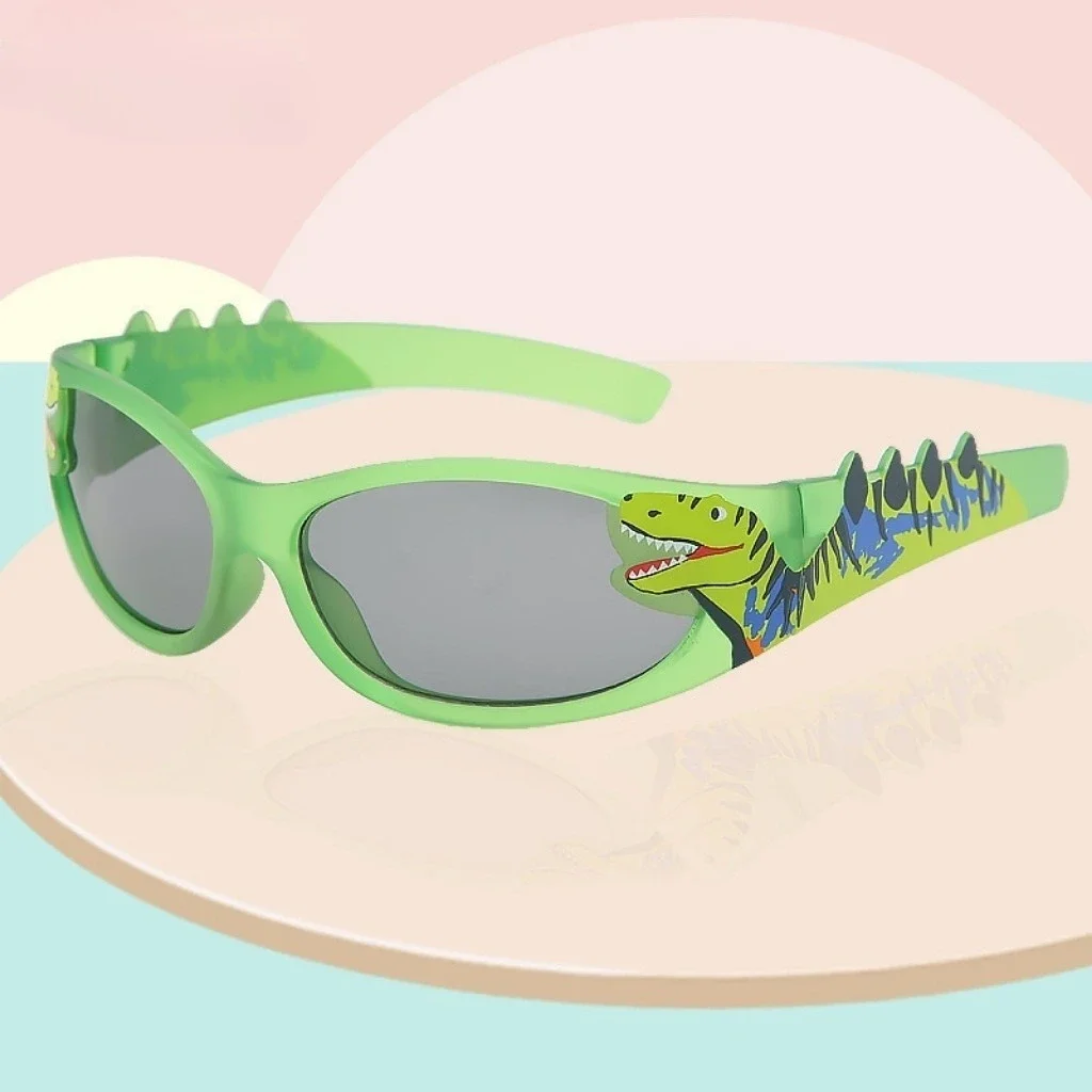 Children's Fashion Sunglasses Cartoon Dinosaur Sunglasses Cute Party Decoration Glasses Sunscreen Glasses UV Protection