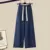 Blue casual pants [single piece]]