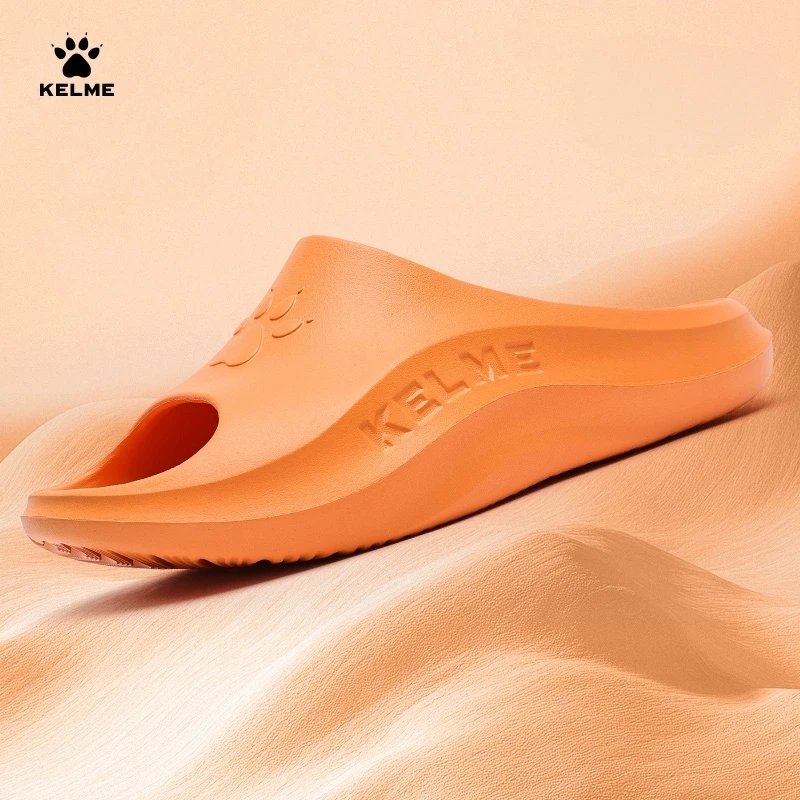 Kelme Mens Sports Slippers Non-slip Sandals Womens Outdoor Basketball One-piece Slippers Daily Casual Seaside Beach Shoes