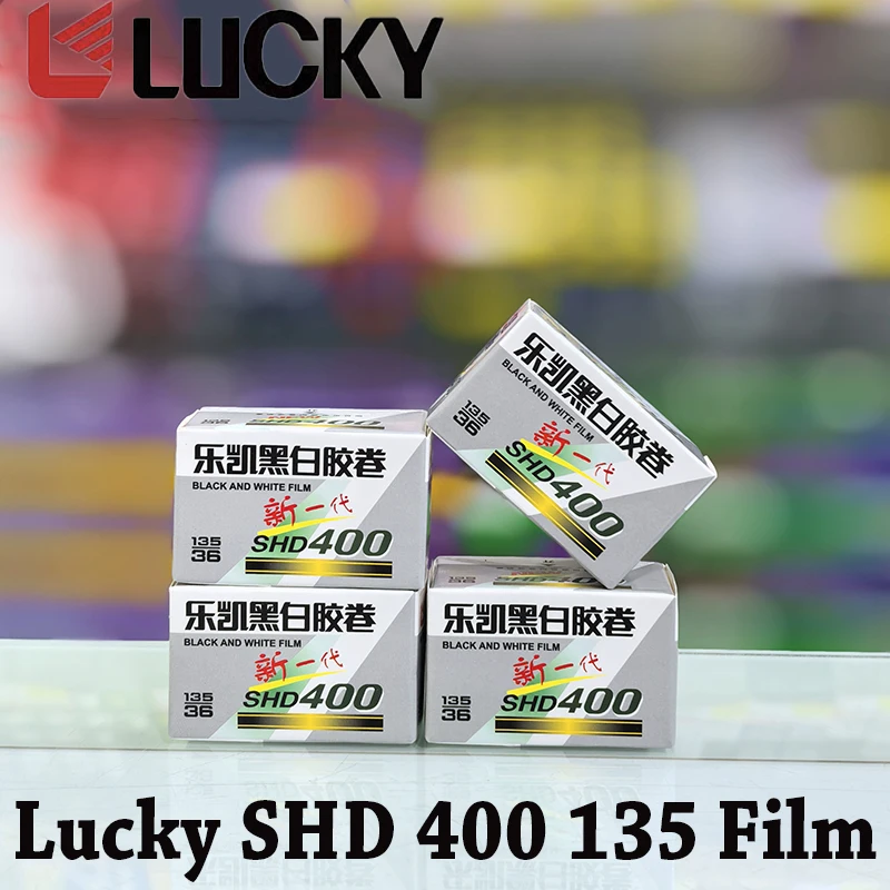 CHINA LUCKY SHD 400 Generation 400 Gegree Newly Resumed Production of Degree 135 Black and White Film 36 Sheets 35mm Film