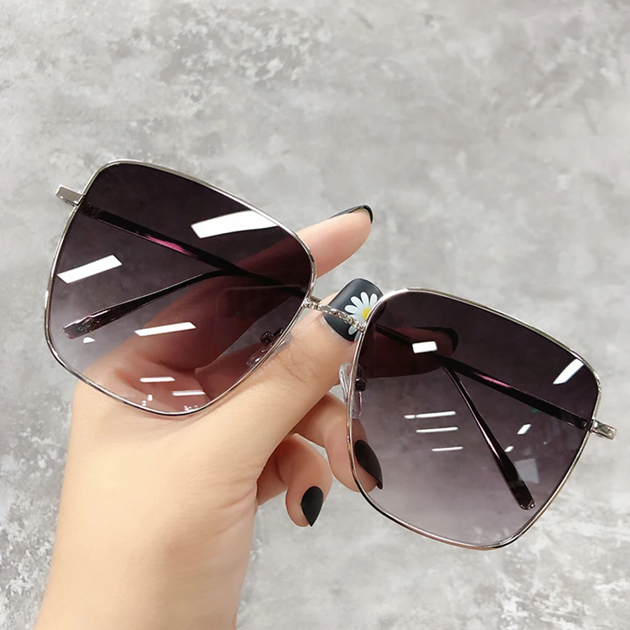 Sunglasses Women Men Retro Alloy Frame 2024 Luxury Brand Design Business Travel Drive Sun Glasses Ladies Male Unisex 7 Colors